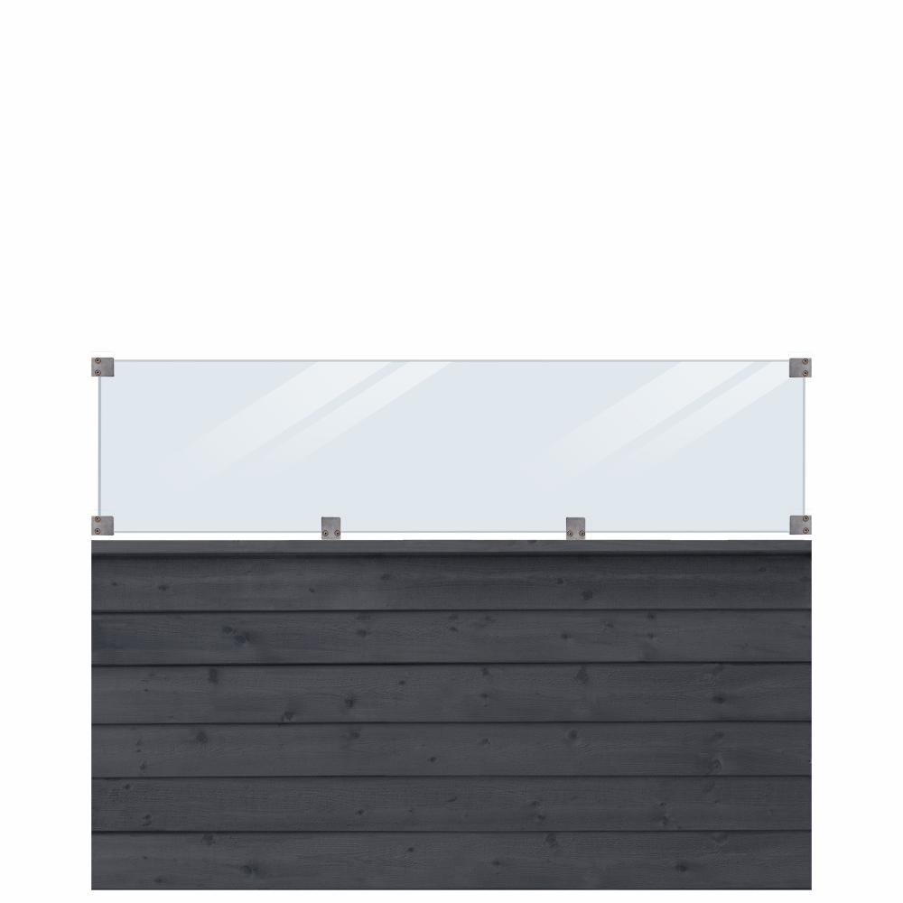 Profilstaket PLUS Klink Med Glas 174 x 125 cm