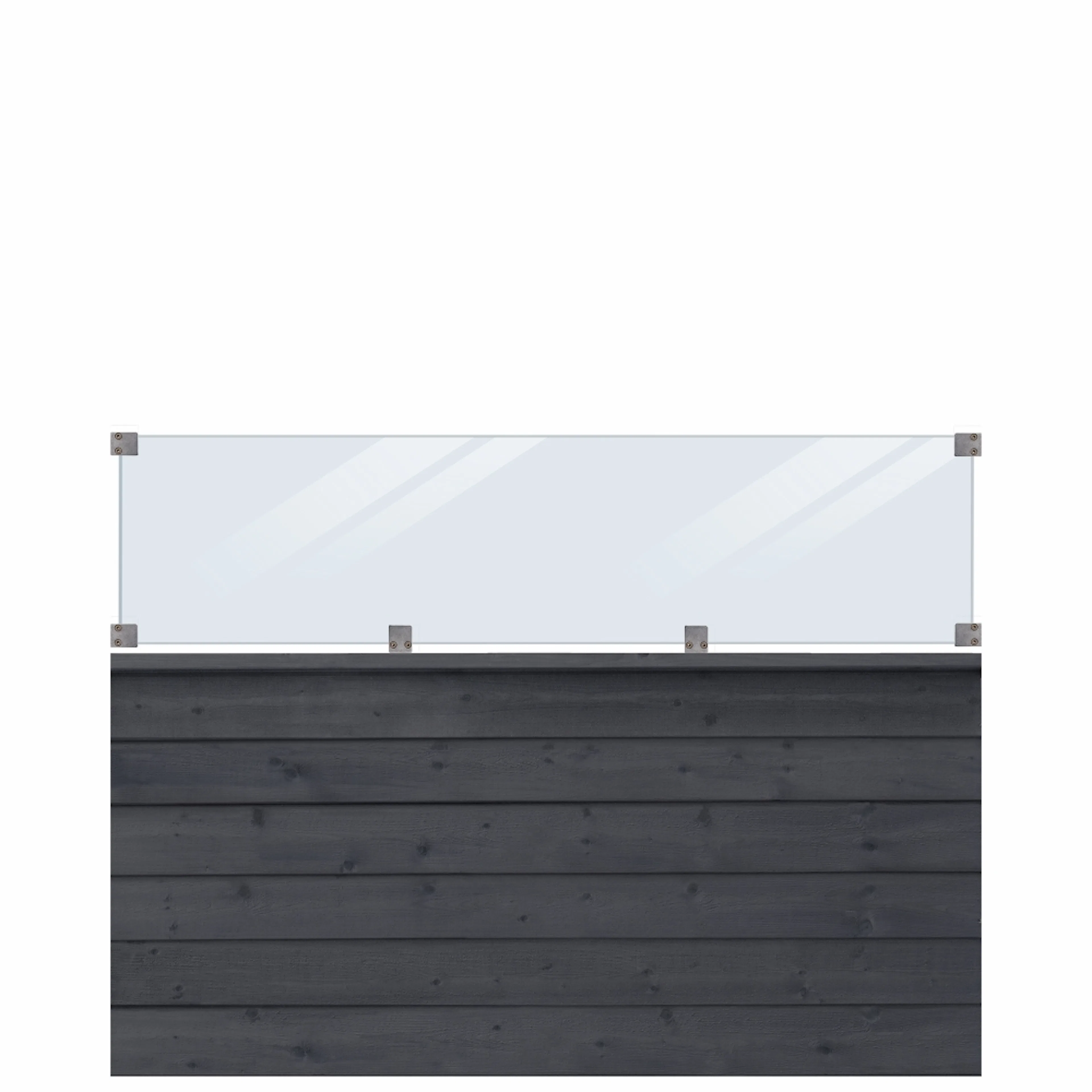 Profilstaket PLUS Klink Med Glas 174 x 125 cm