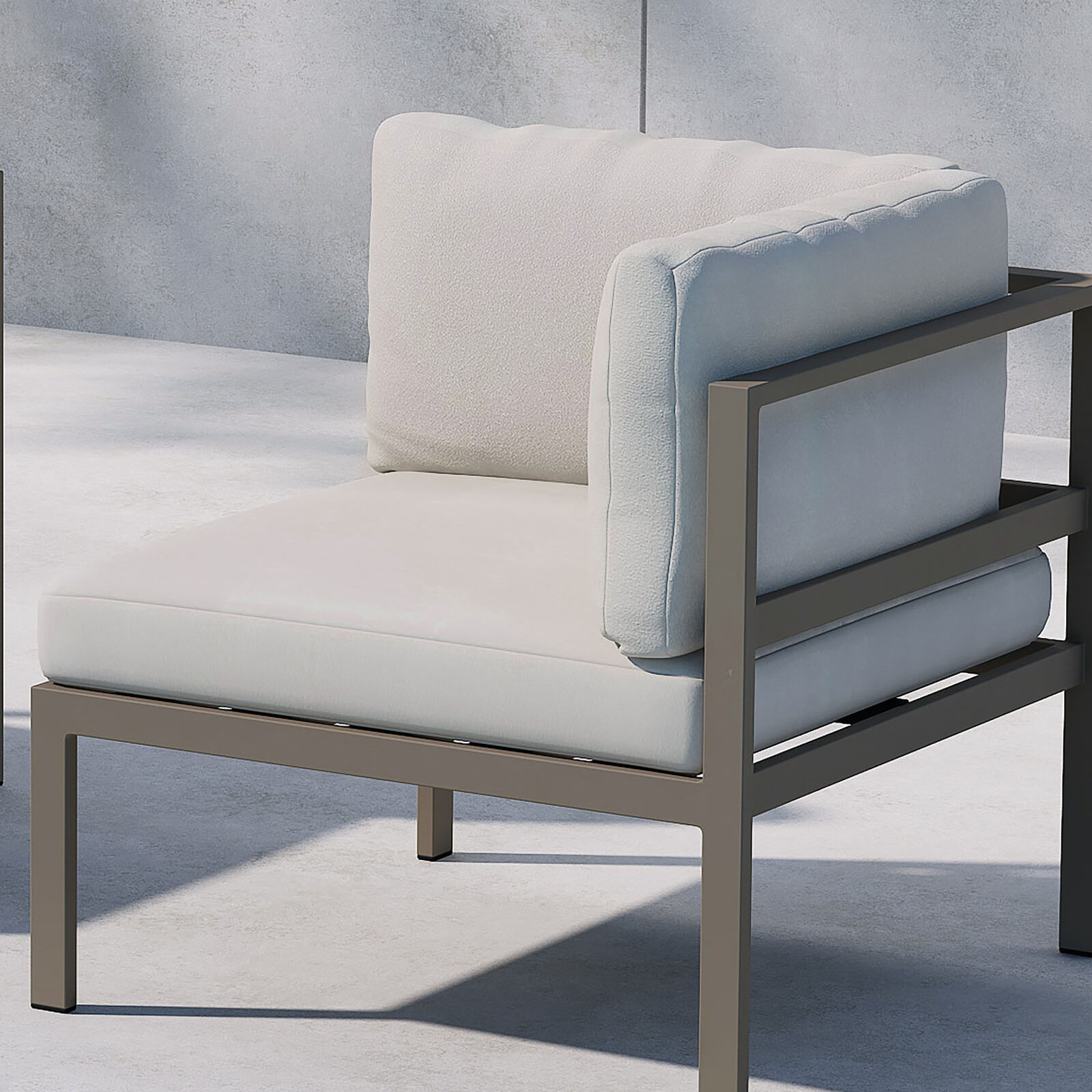 Copacabana Sofa Module Corner - Brown / Beige Brown / Beige