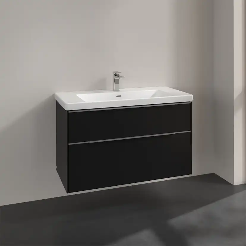 Tvättställsskåp Villeroy & Boch Subway 3.0 med 2 Lådor