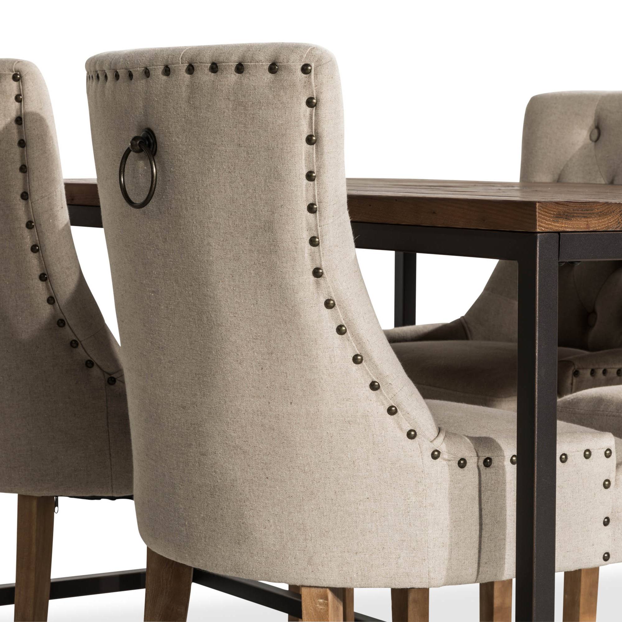 Matgrupp Bloomington Wilmer Rektangulär 140 cm med 4 Viktoria Matstol