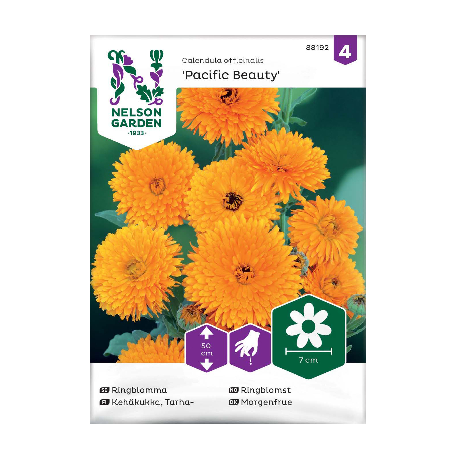 Frö Ringblomma Nelson Garden Pacific Beauty