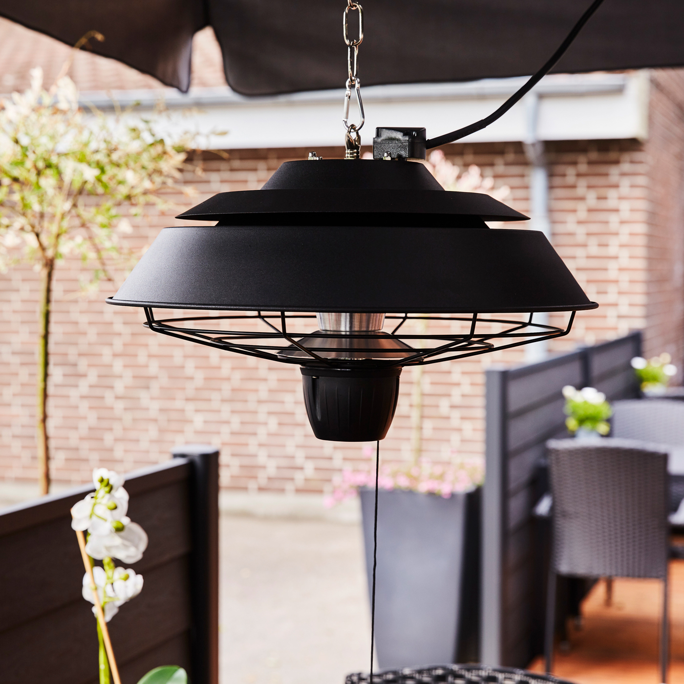 Terrassvärmare HORTUS 1500W HA Svart
