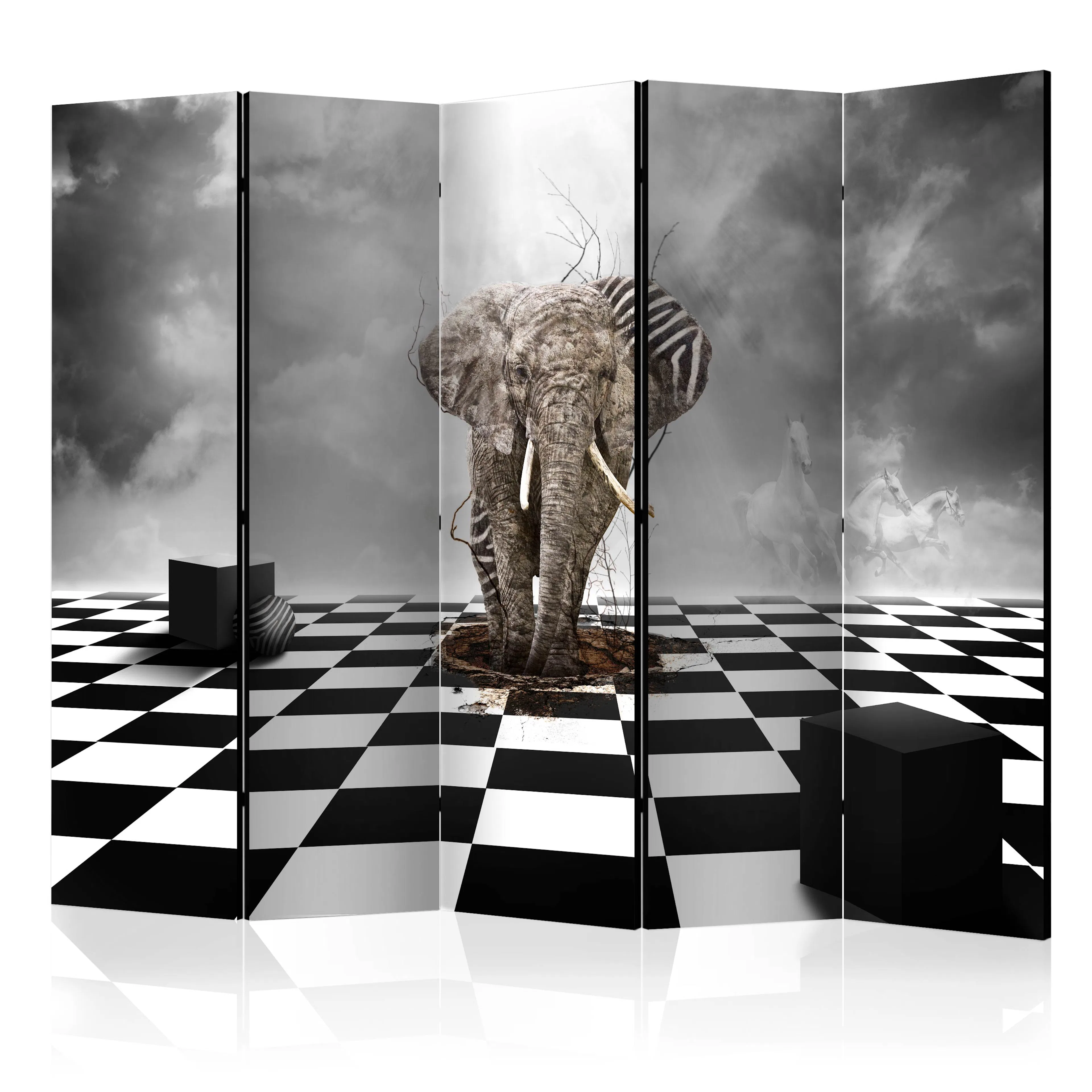Rumsavdelare Skärmvägg Arkiio Escape from Africa II 225x172 cm