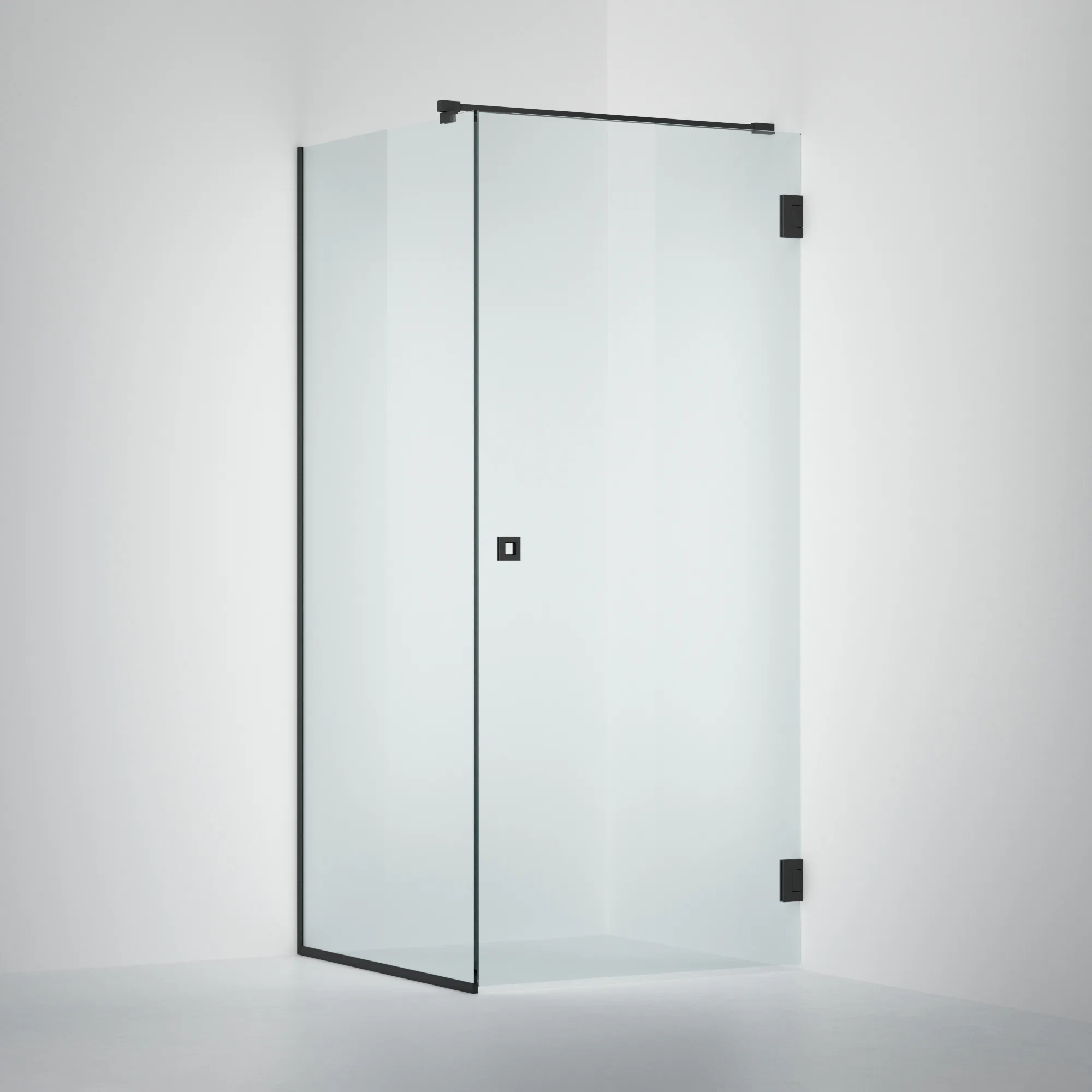 Duschvägg INR Arc 13 Frame 800x900 mm Clear, Black CONCATENATE("BxH:",CI4,"mm, Yta: ",CM4,", Färg Profil: ",CL4,", ",CJ4, )