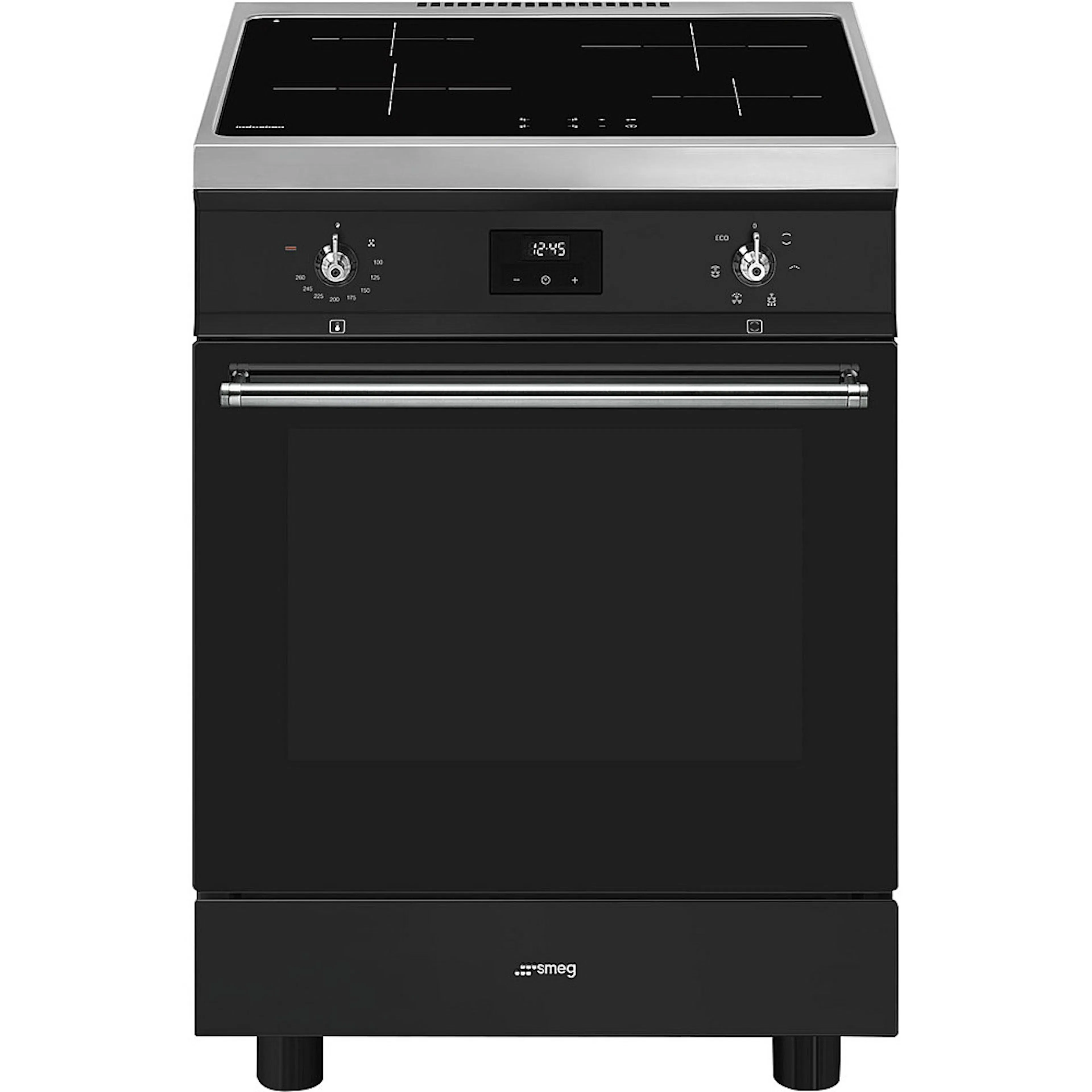 Induktionsspis Smeg C6IMMBT2 Svart Spis med Induktionshäll