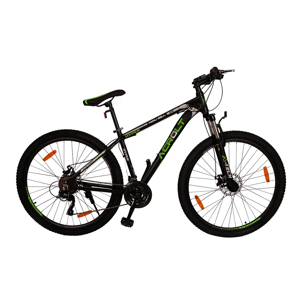 Mountainbike Acrolt Alu Factor 29" Svart/Grön