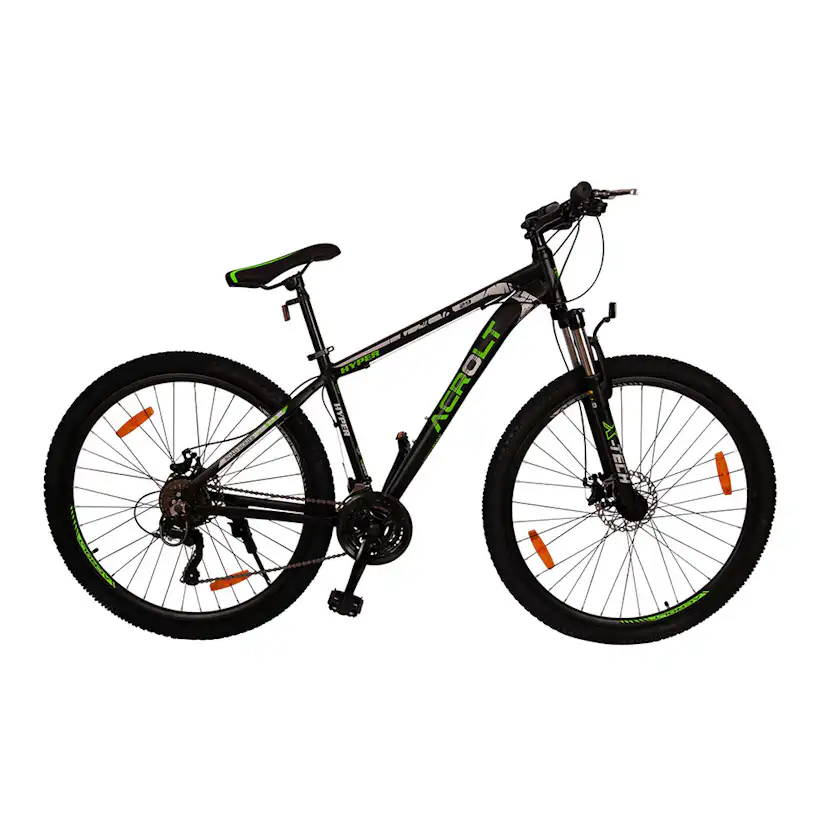 Mountainbike Acrolt Alu Factor 29" Svart/Grön