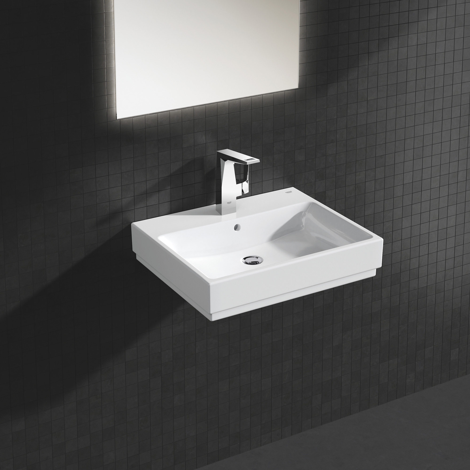 Tvättställ Grohe Cube Ceramic 39473 60 cm