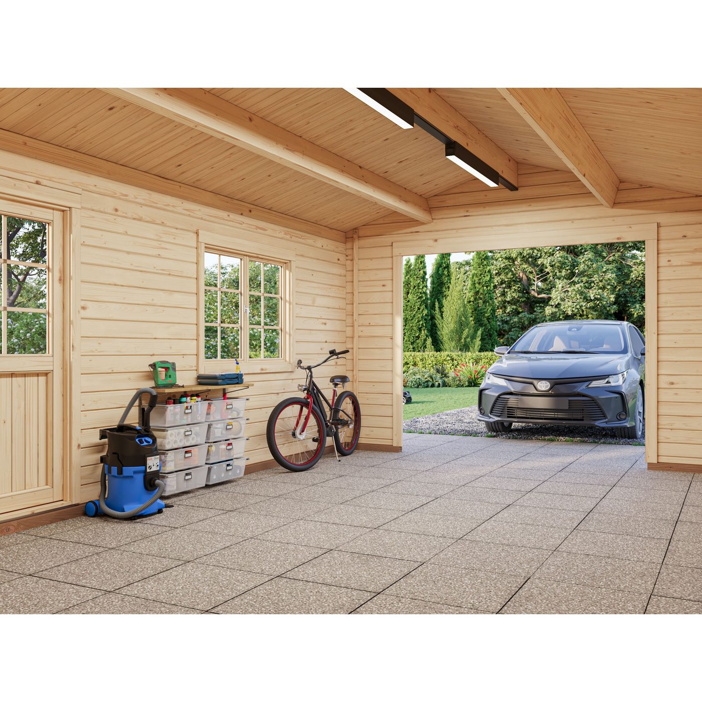 Garage Palmako Roger 19,0 m2 utan Port