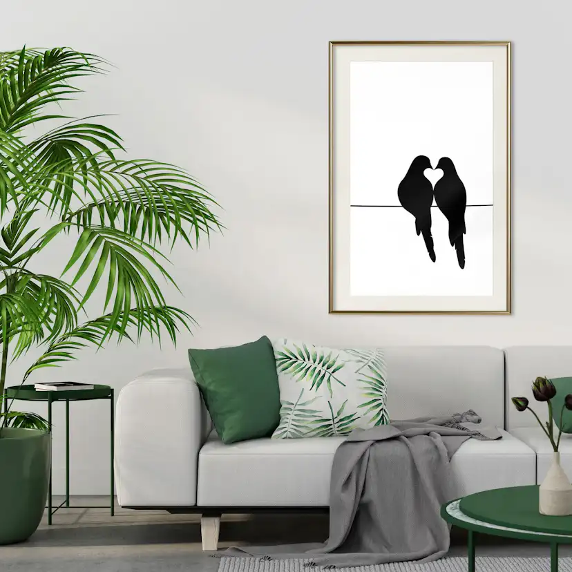 Poster Artgeist Affisch Bird Love
