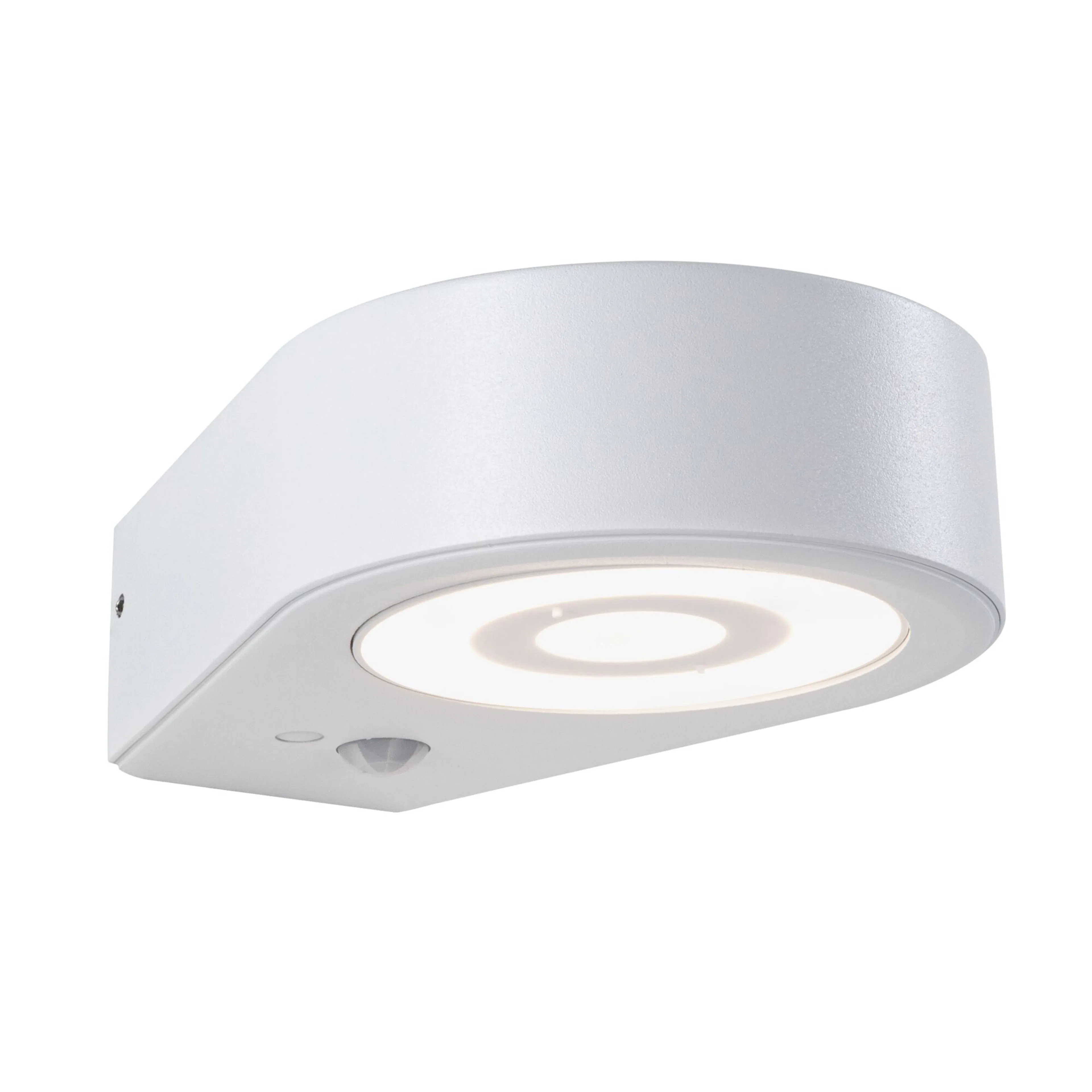 Fasadbelysning LED Paulmann Silma med Skymningsstyrd rörelsedetektor IP44 230V Färg: Vit