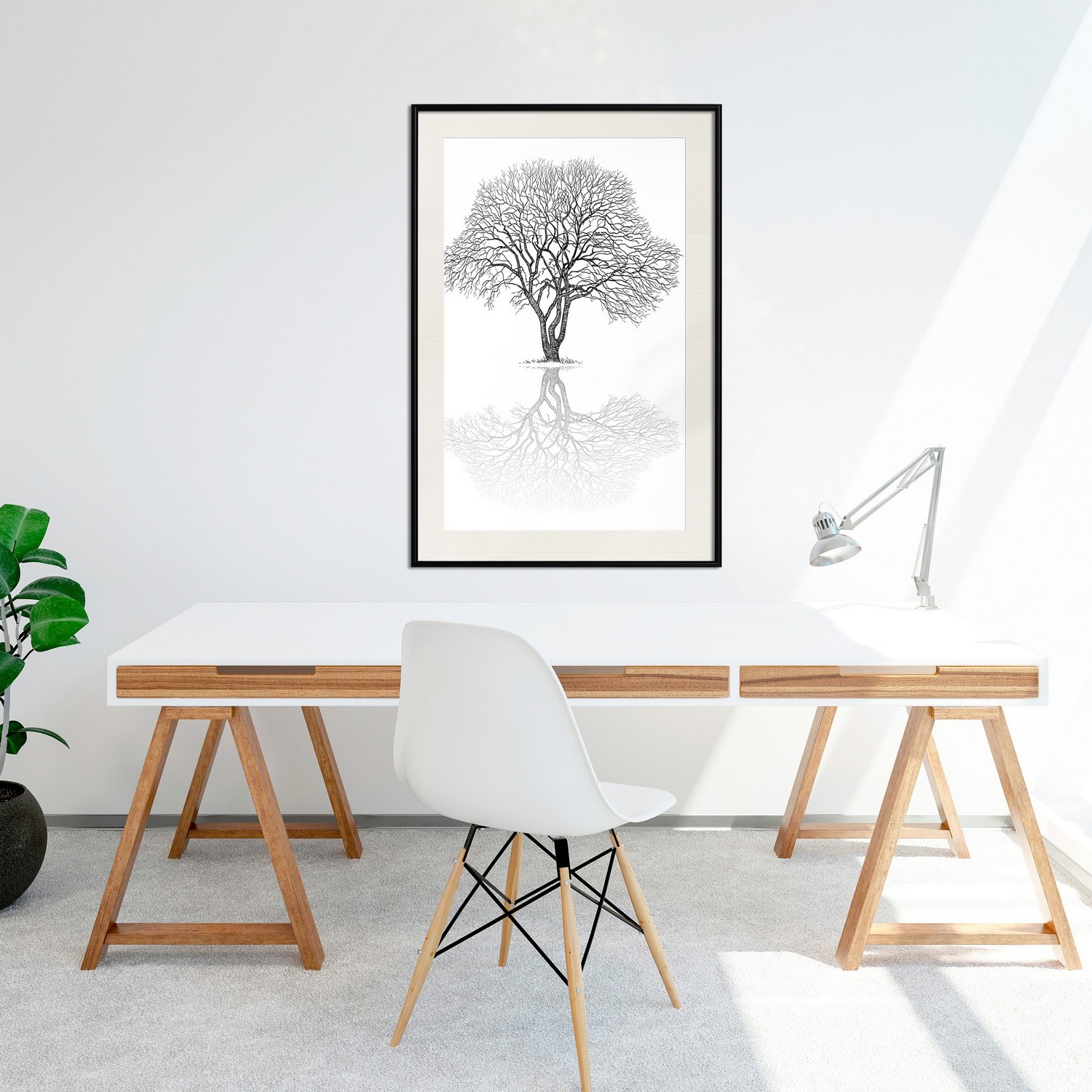 Poster Artgeist Affisch Reflection Tree