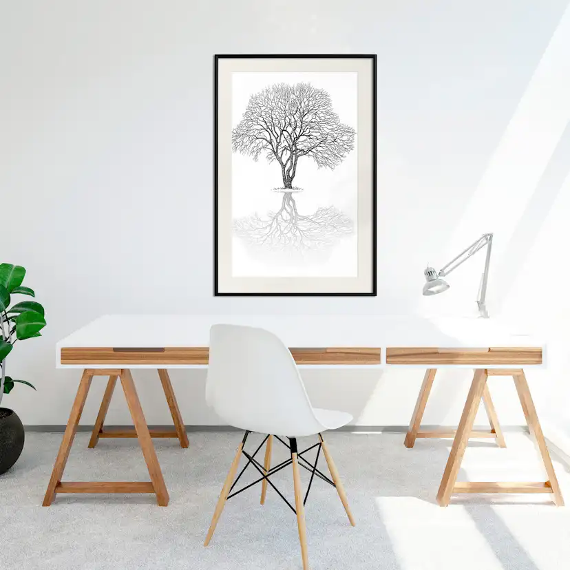 Poster Artgeist Affisch Reflection Tree