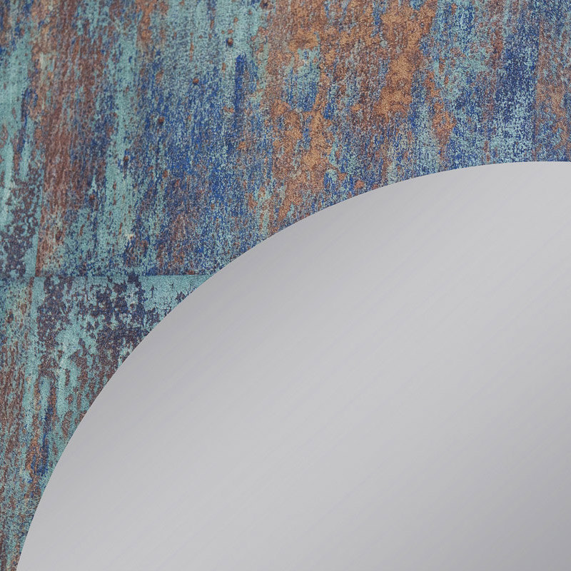 Spegel Vidi Moon Rund med LED-belysning