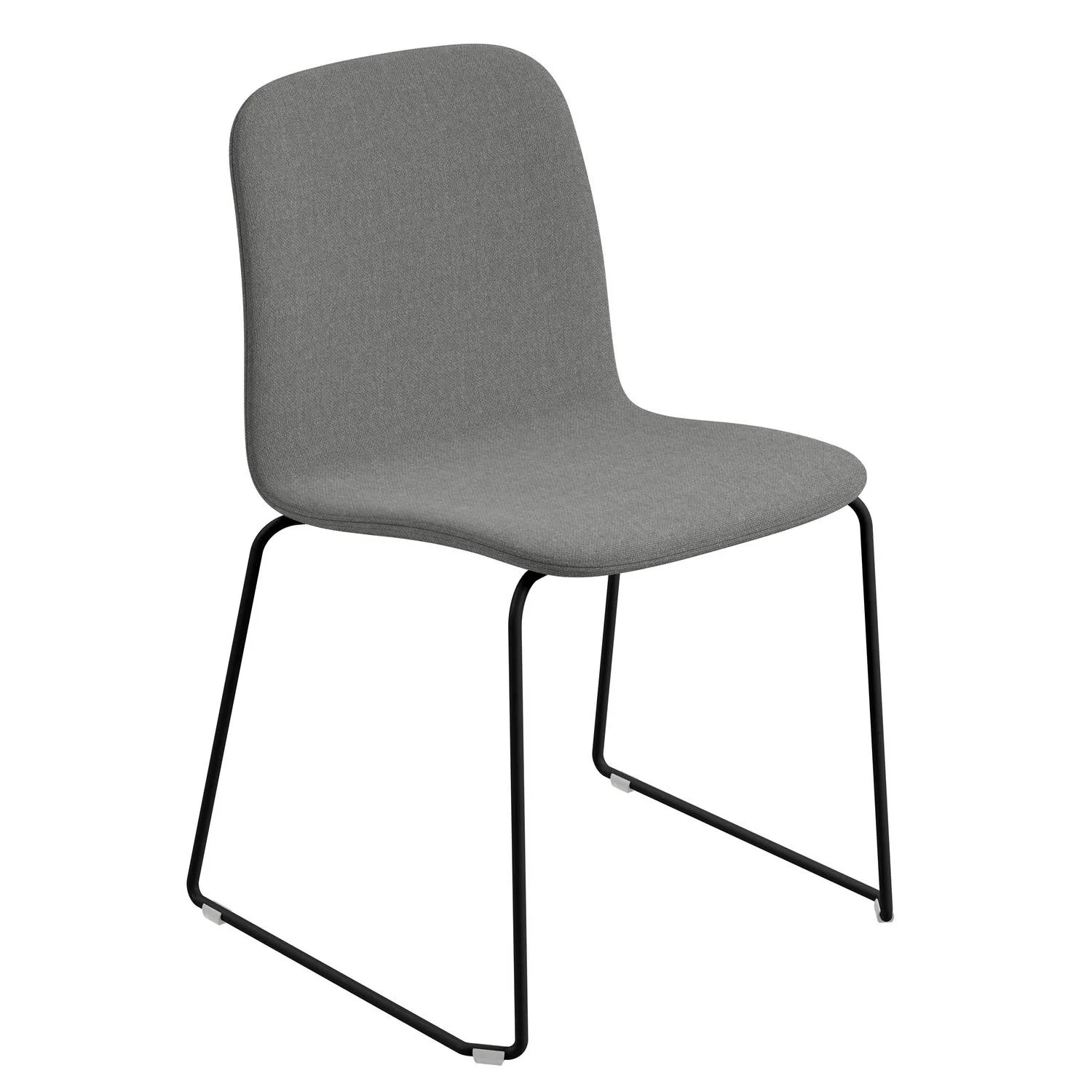Stol Lövhult, medar svart, King L Kat 8006 grå Grå