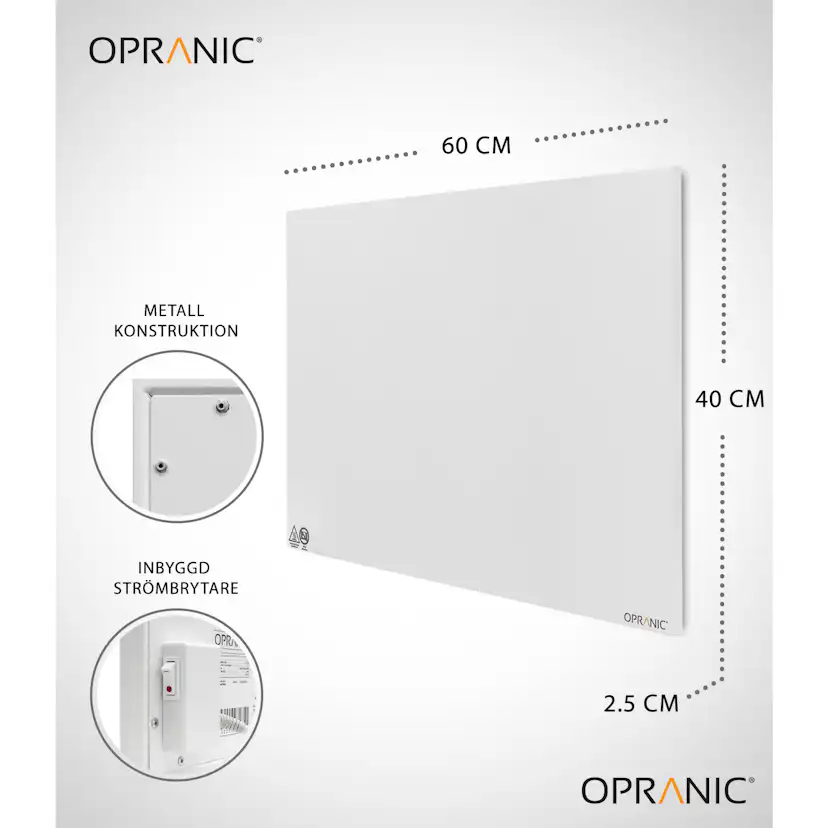 Opranic P5 Infrapanel 300W Metall