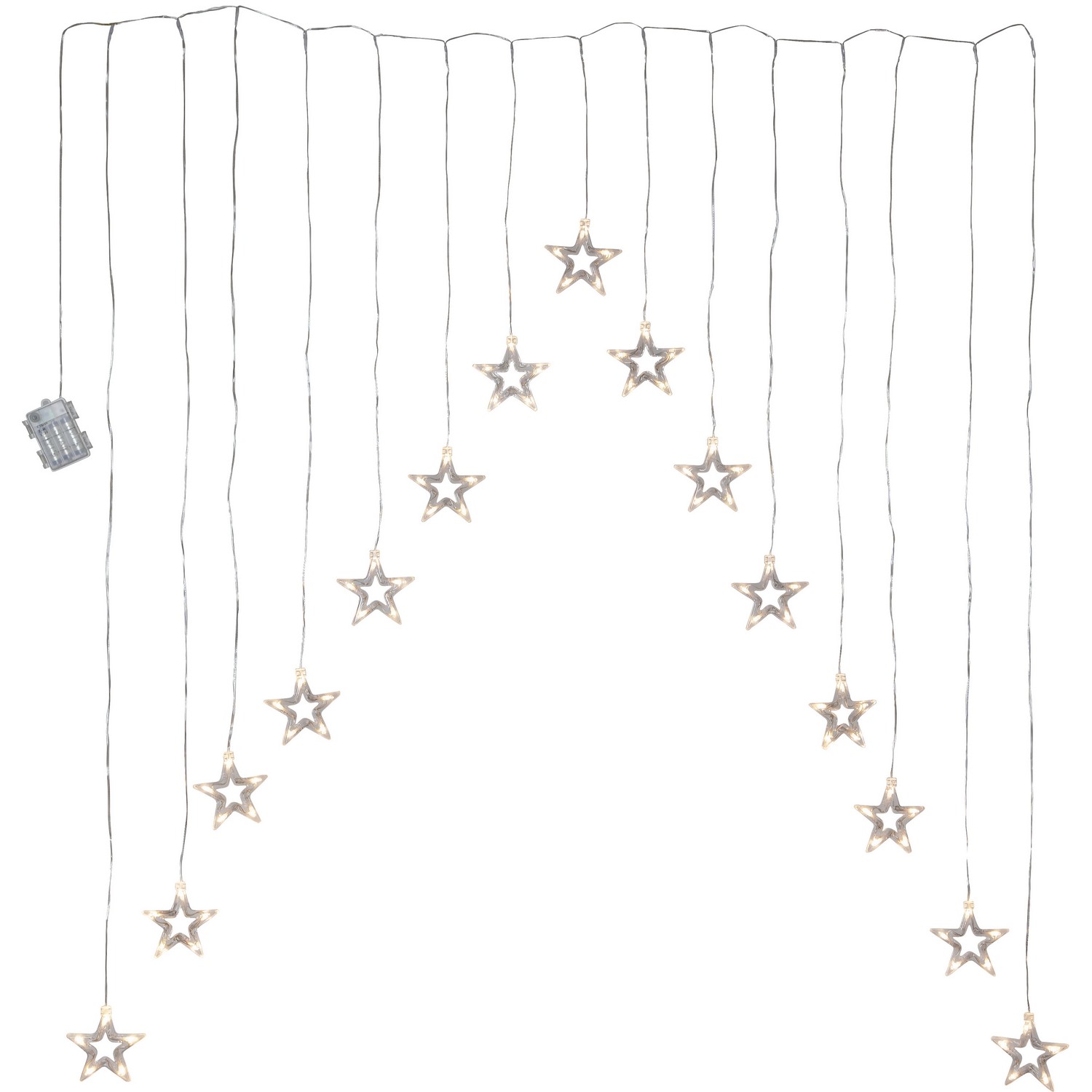 Ljusgardin Star Trading Decy Star