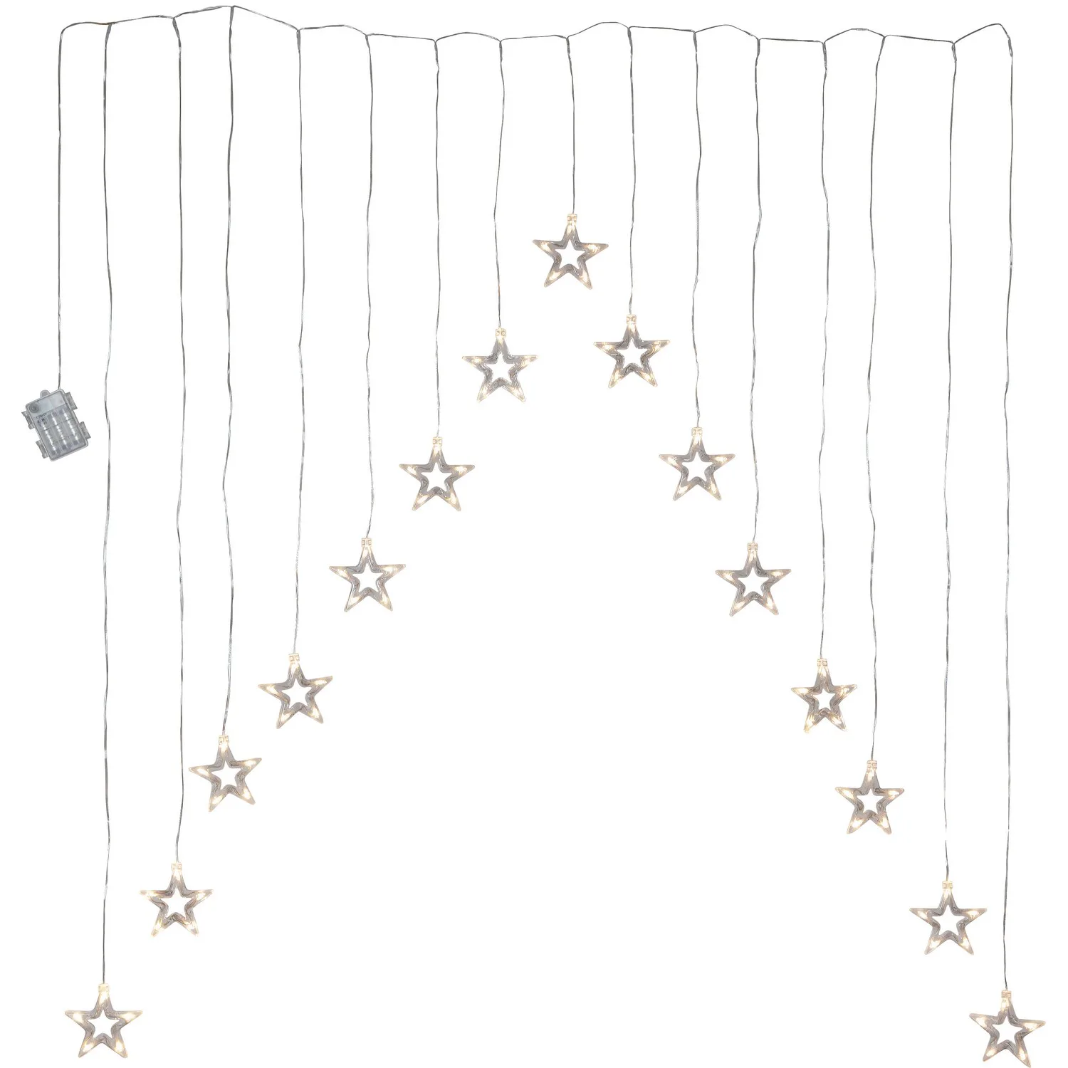 Ljusgardin Star Trading Decy Star