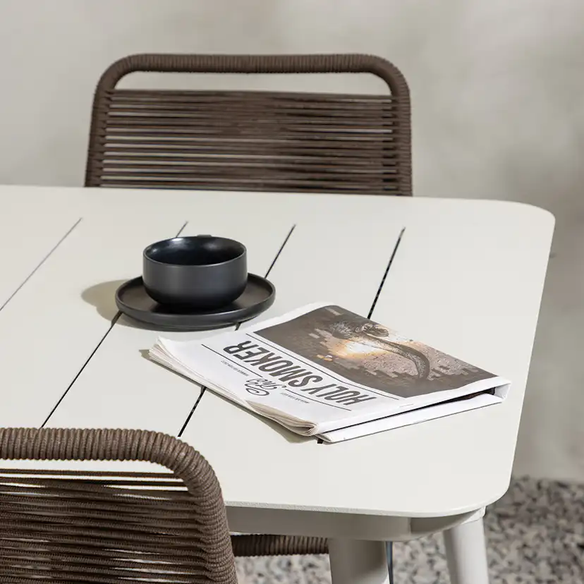 Matgrupp Venture Home Lina Bord med 6 Lindos Stolar