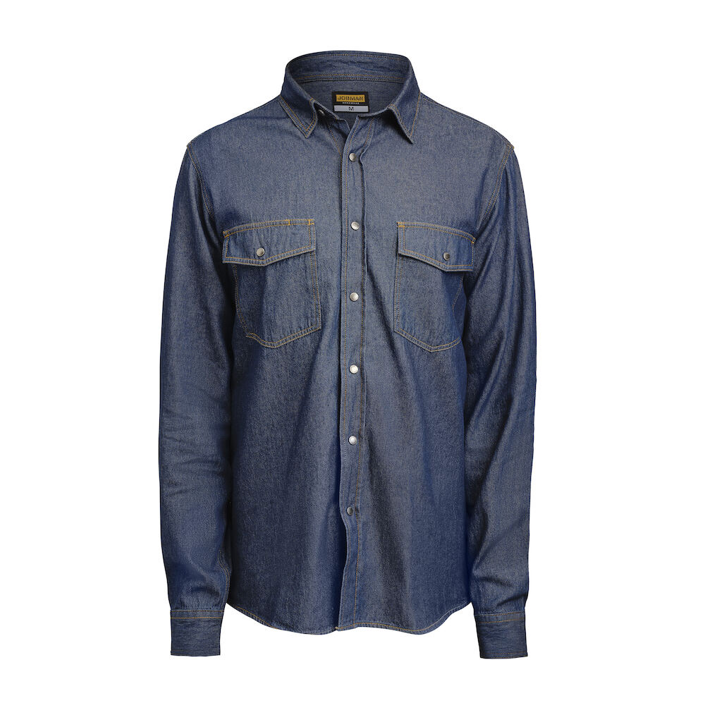 Jeansskjorta Denim Blue 3XL Storlek: 3XL