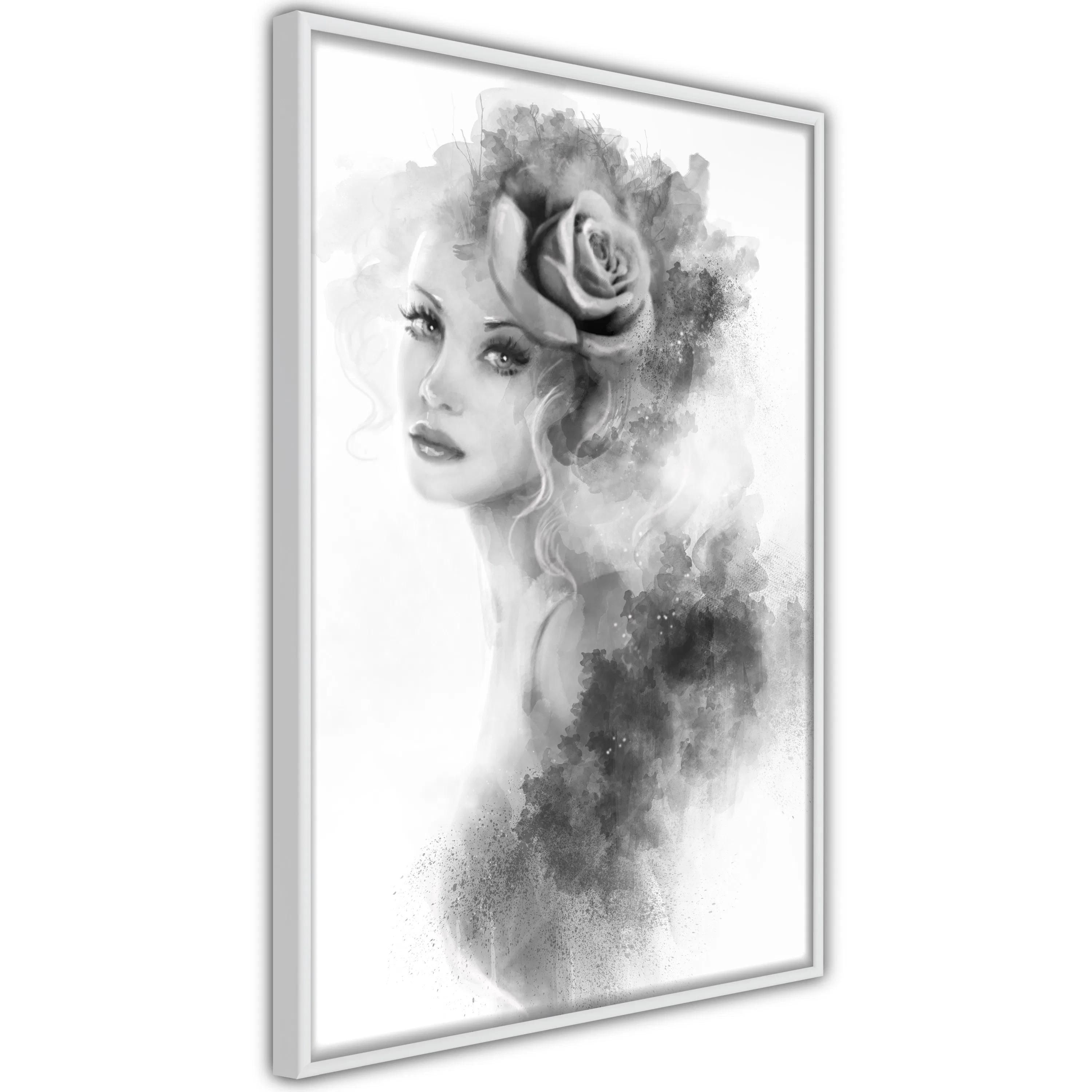 Poster Artgeist Affisch Watercolor Portrait