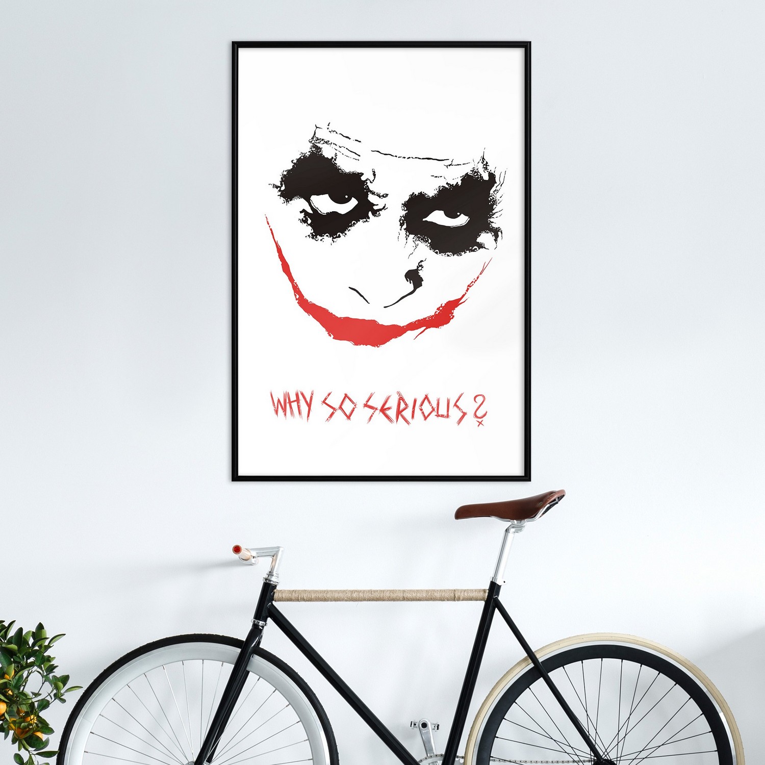 Poster Artgeist Affisch Why so Serious?
