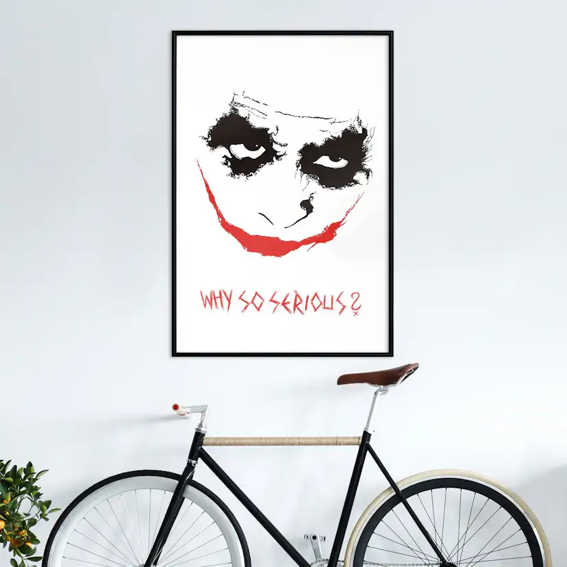 Poster Artgeist Affisch Why so Serious?