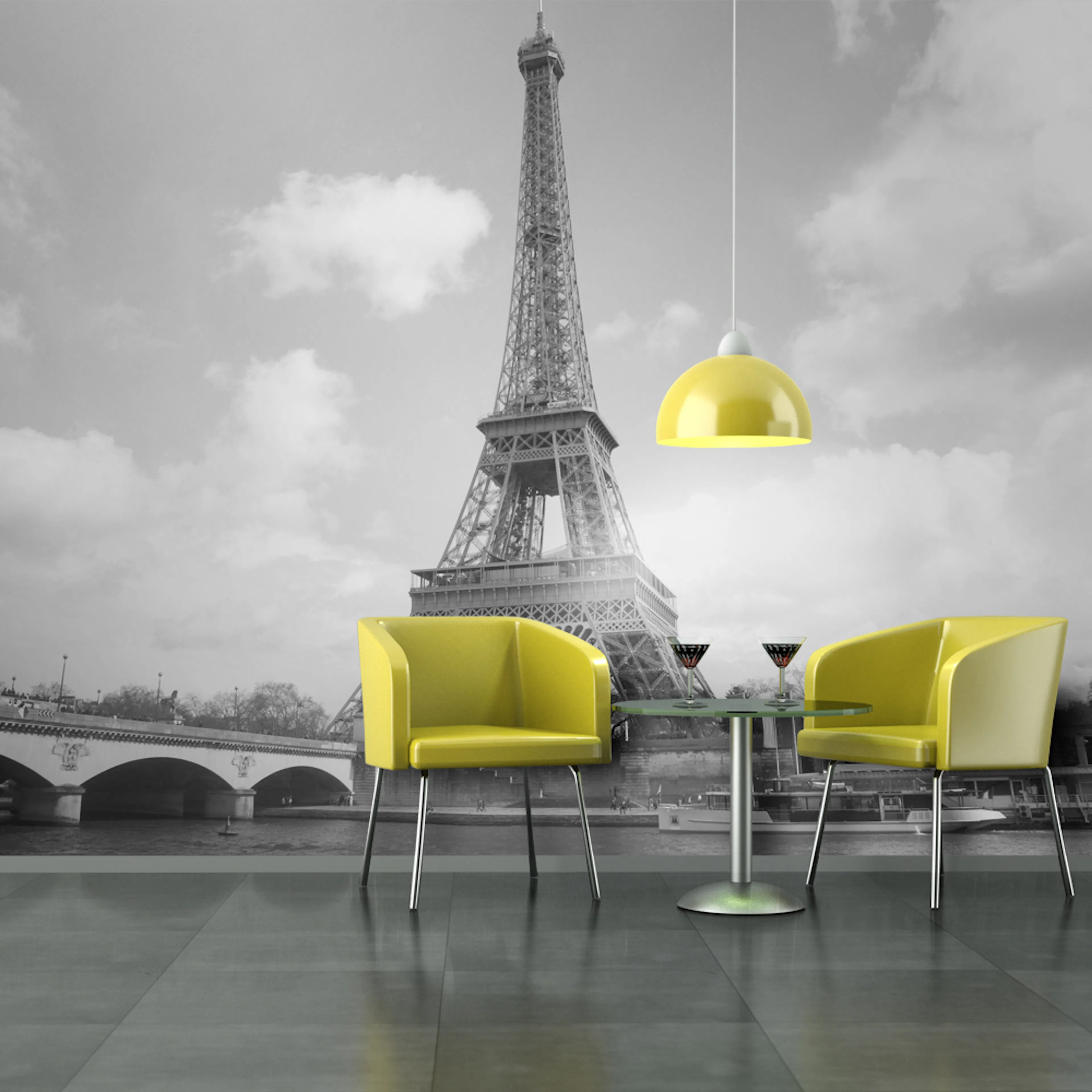 Fototapet Arkiio Seine And Eiffel Tower