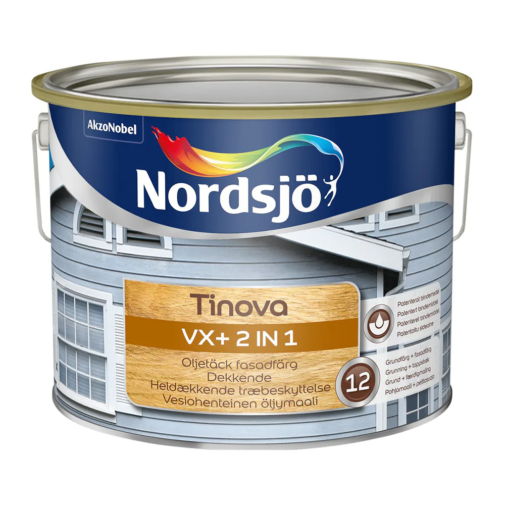 NORDSJÖ TINOVA VX+ 2 IN 1 334 RED 10 L Volym: 10 L, Röd 334