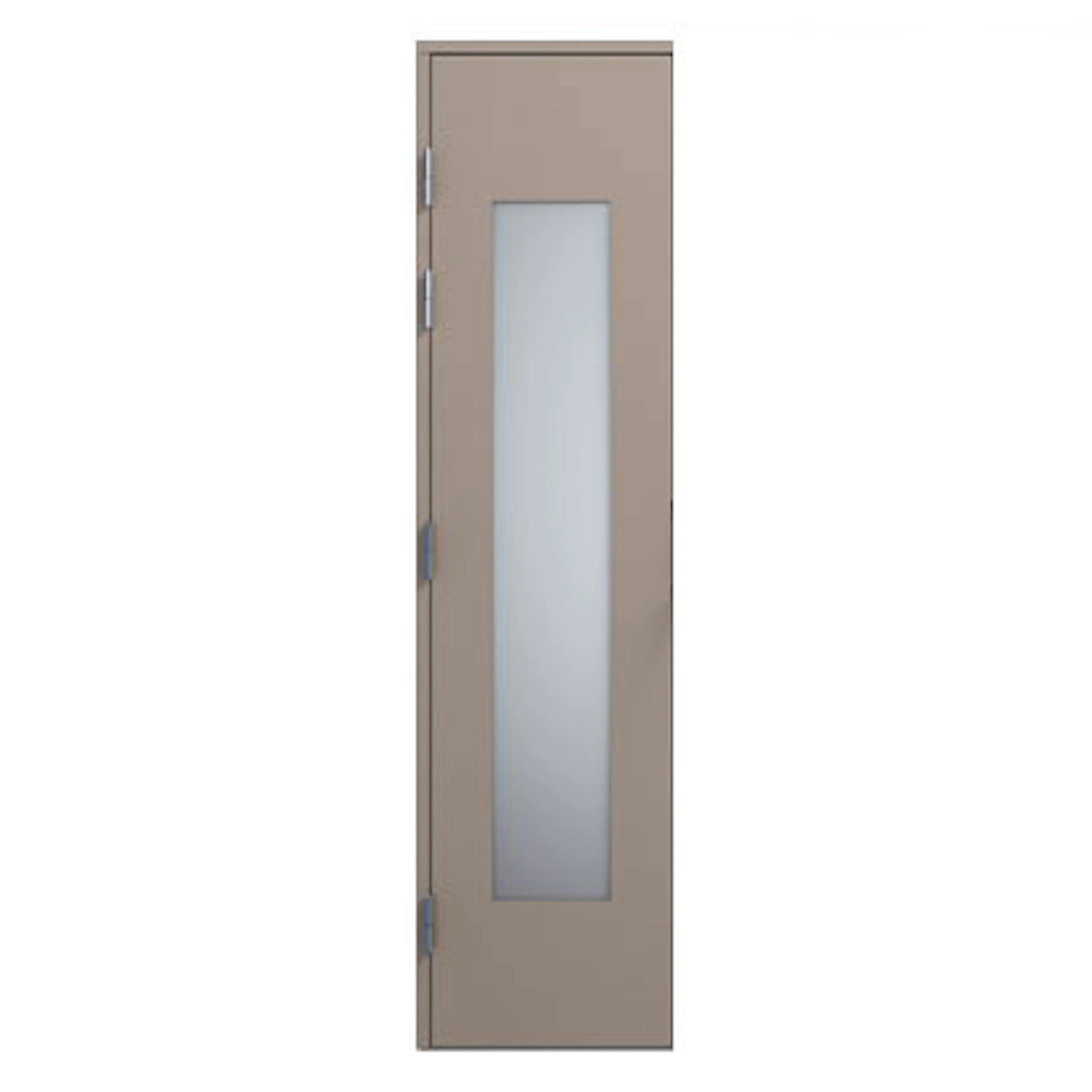 Halvpardörr Glas 4x21 S-3502-Y BxH: 40x210 cm, S-3502-Y, Ljusgrå