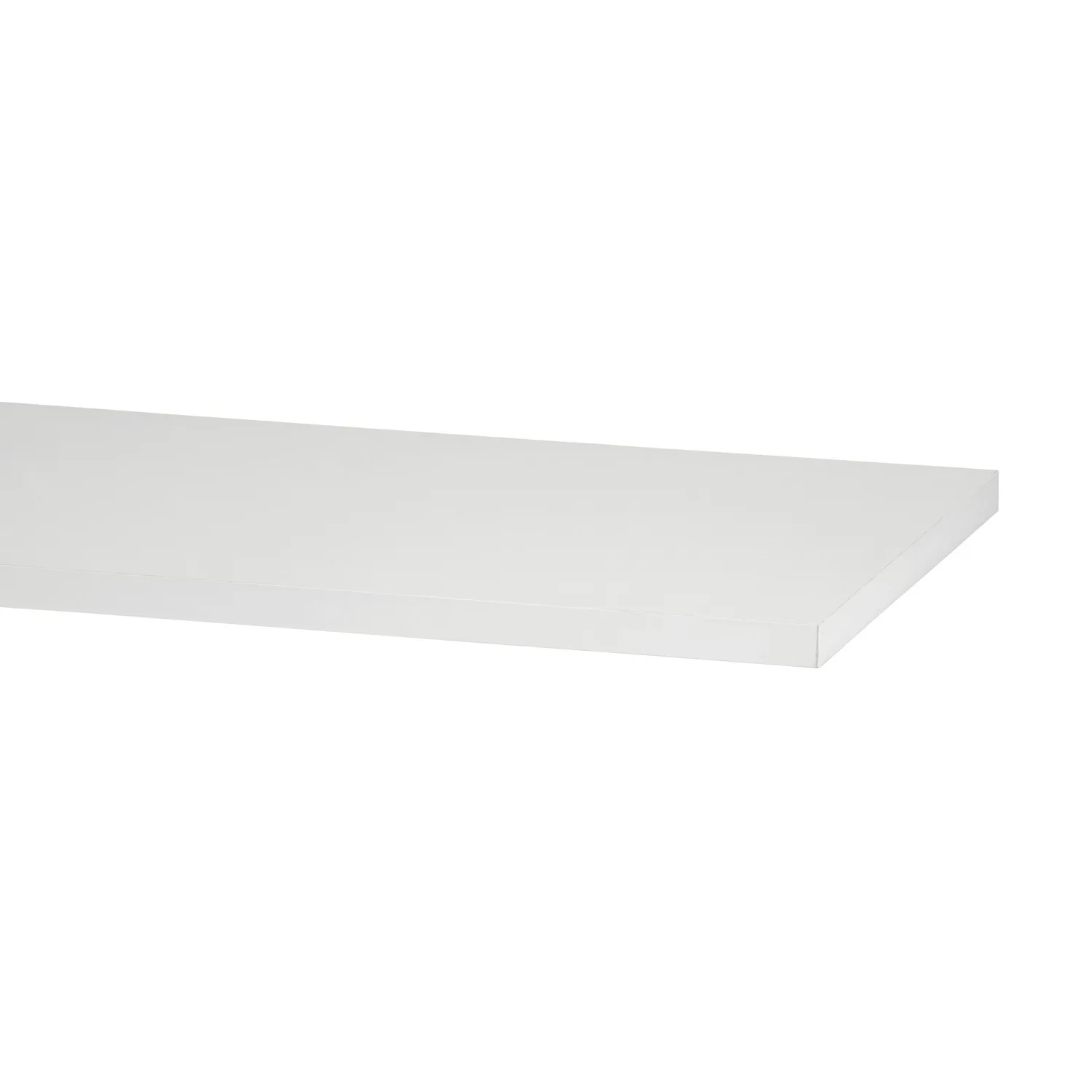 Melaminhylla 1800x300x19 vit BxDxH 1800x300x19 mm, Vit