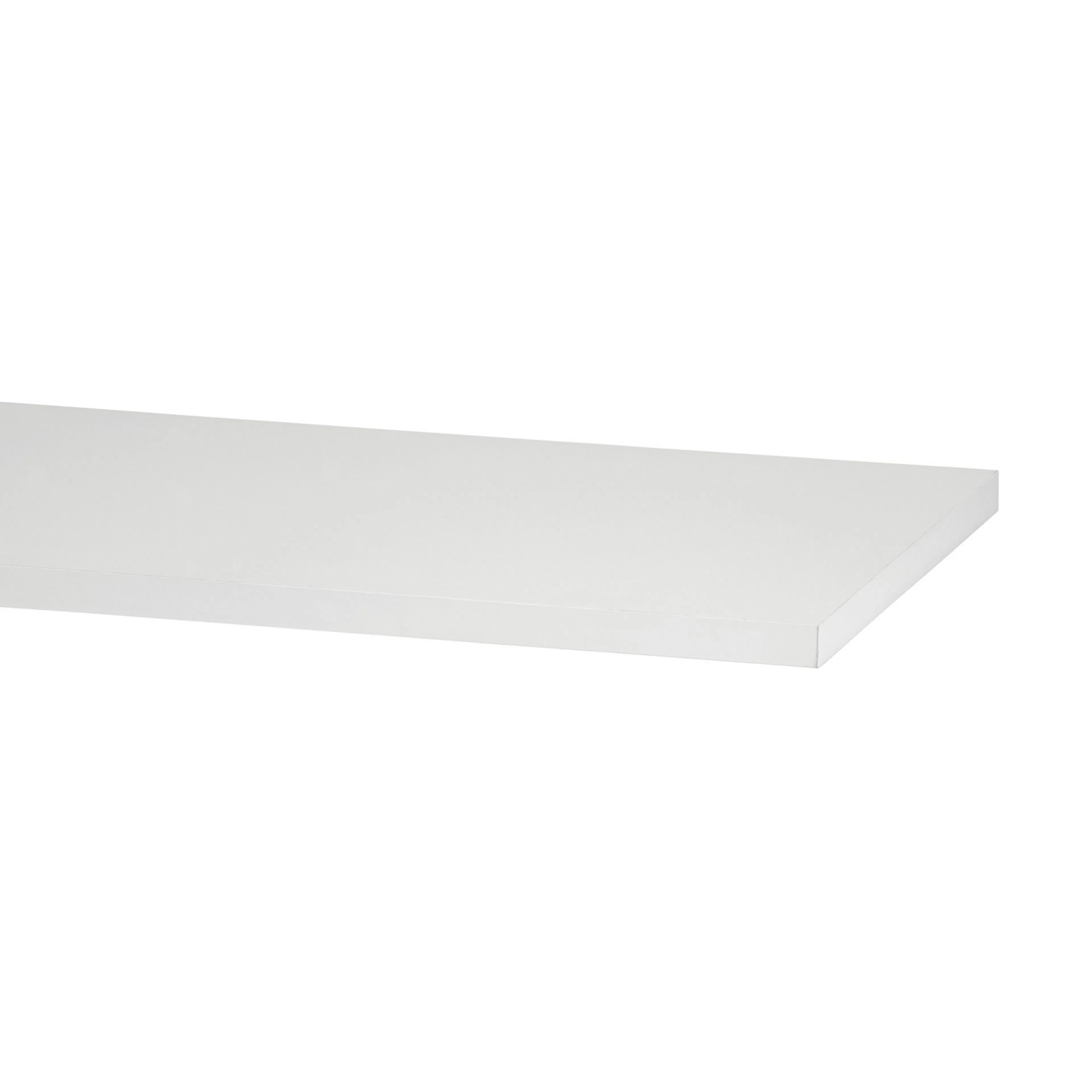 Melaminhylla 1800x300x19   vit BxDxH 1800x300x19 mm, Vit