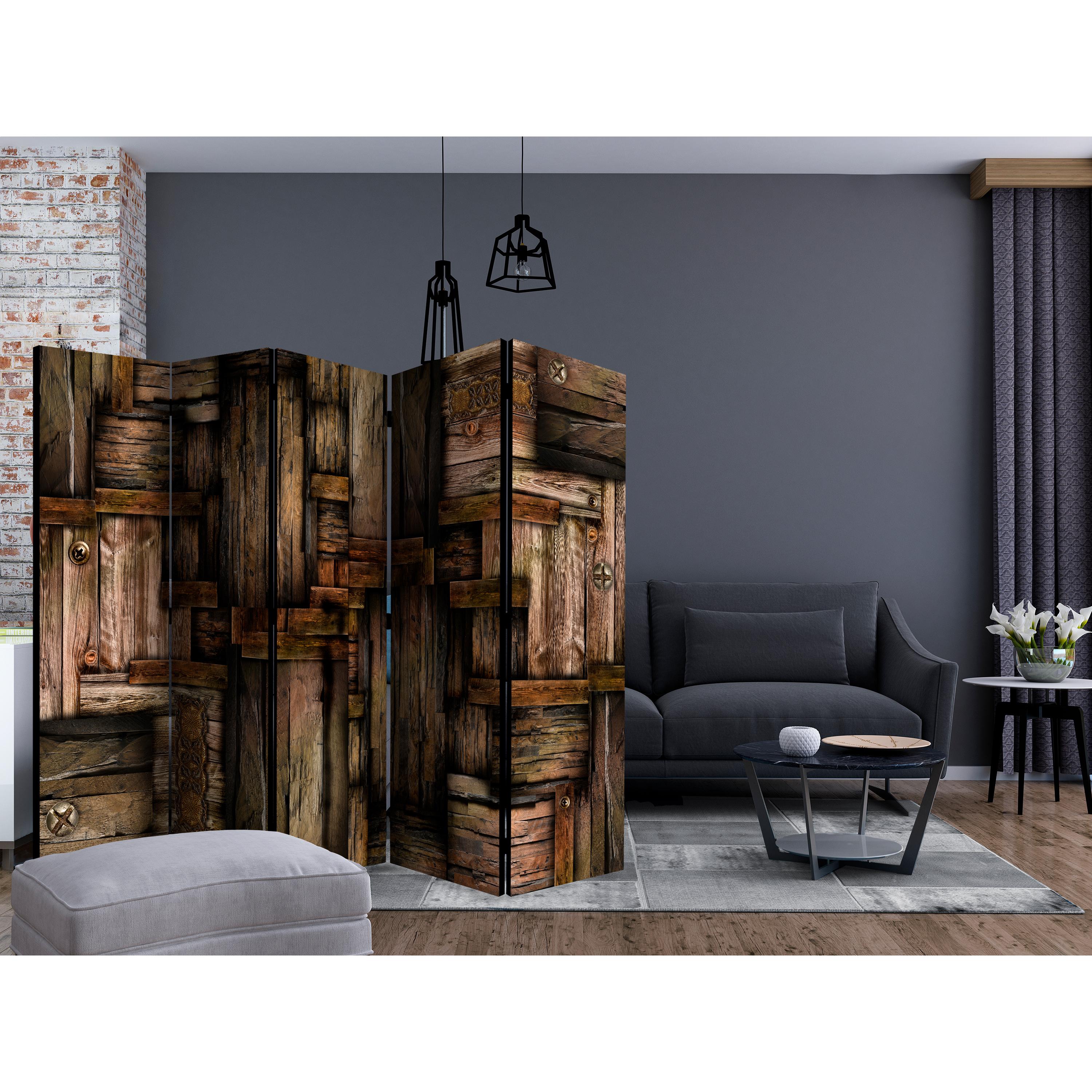Rumsavdelare Skärmvägg Arkiio Wooden Puzzle II 225x172 cm