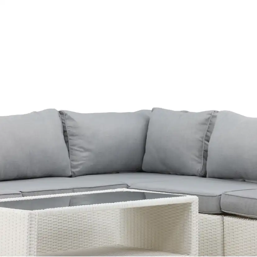 Amazon Modulsoffa 3+2+1 - Vit / grå dyna Vit