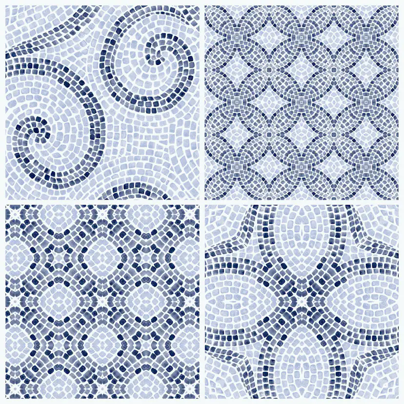 D-C-FIX CLASSIC GULVFLISER - ROMAN MOSAIC Roman Mosaic