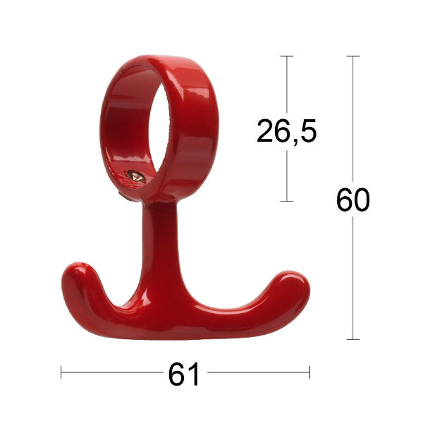 Hyllkrok Habo Iris 3-pack