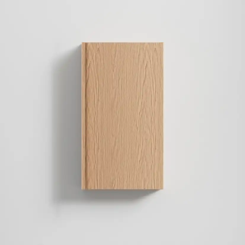 Väggskåp Carve 40/15 Natural Oak, 2 Hy, Hö Färg: Natural Oak, Hägning: Höger