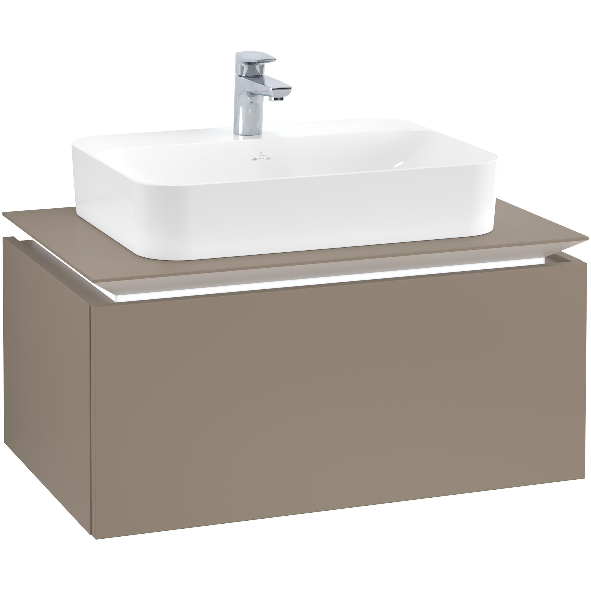 Tvättställsskåp Villeroy & Boch Legato Kompakt med 1 Låda för Ytmonterat Tvättställ från Finion & Memento