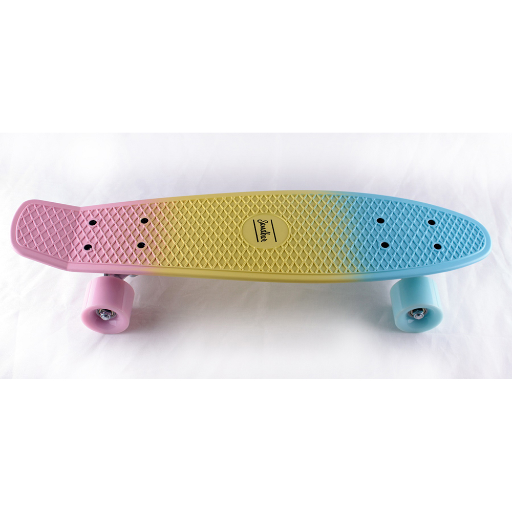 Skateboard Cruiser Sandbar Rainbow - Flerfärgad, Flexibel & Lättviktig