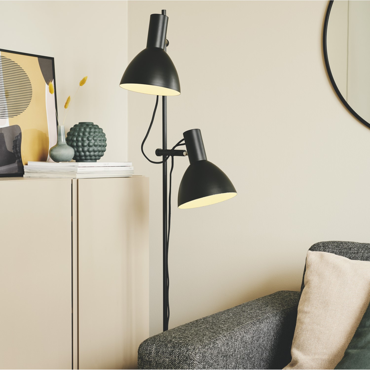 Golvlampa Halo Design Baltimore 2L