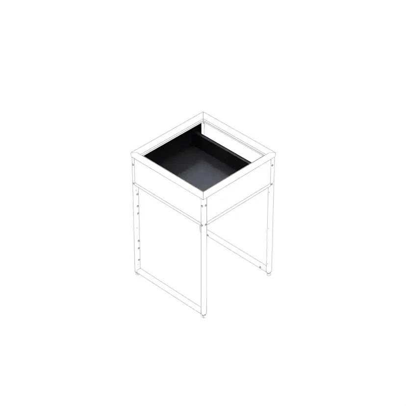 Låda Skotte Kitchen 538 Svart 180mm Till Utekök