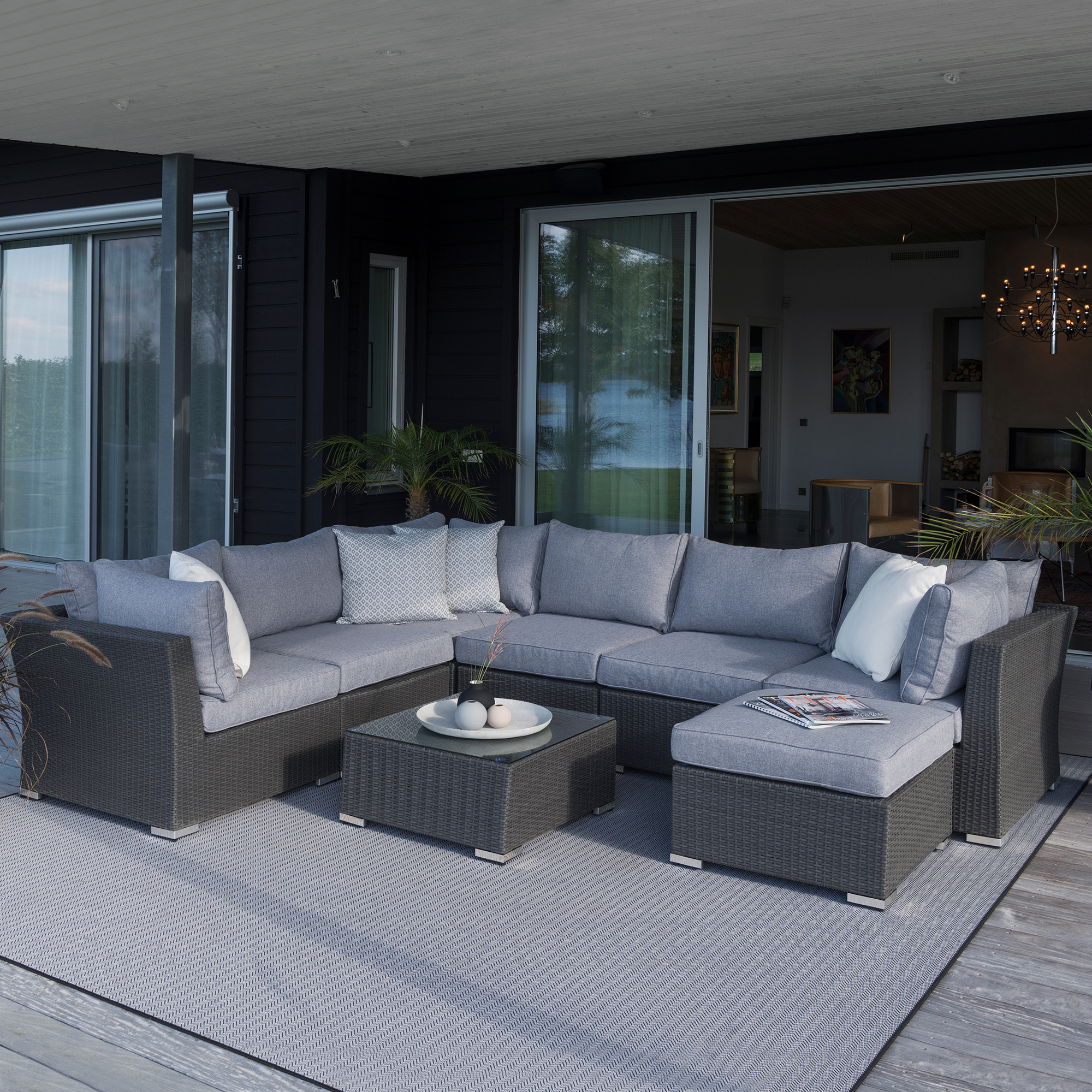 Loungegrupp Hillerstorp Madison 6-sits
