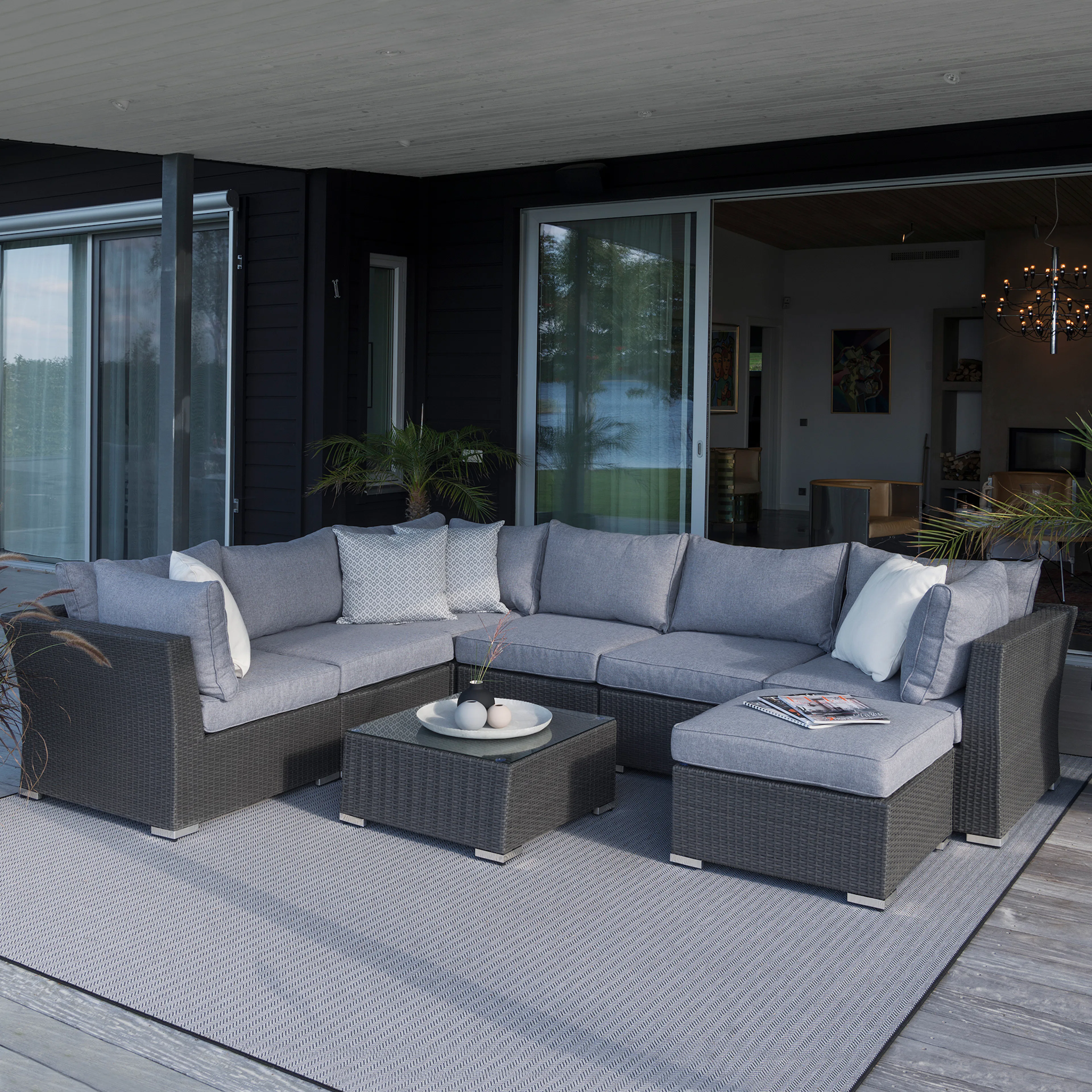 Loungegrupp Hillerstorp Madison 6-sits