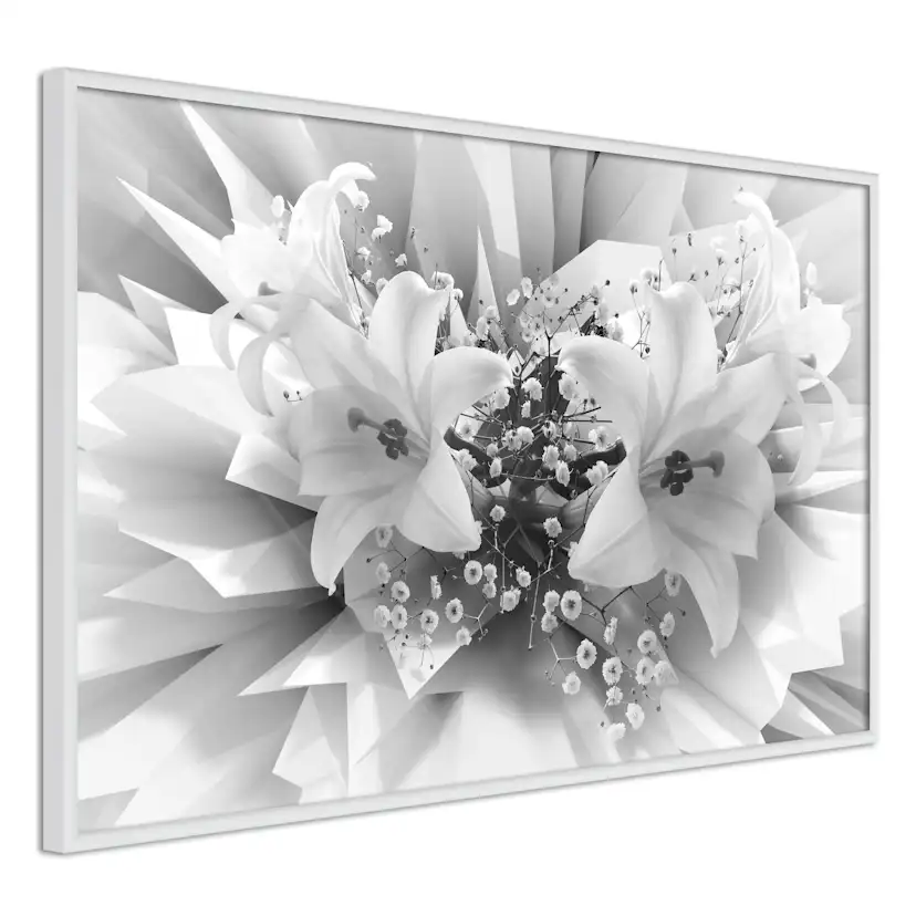 Poster Artgeist Affisch Geometric Bouquet
