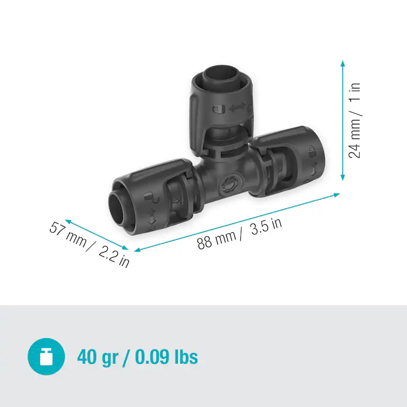 T-koppling Gardena Micro-Drip 13 mm (1/2")