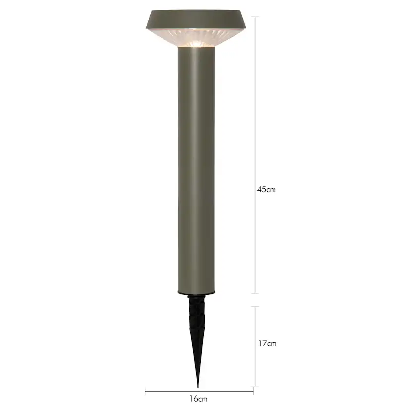 Solcellspollare Casa Grön 45 cm 50 lm ww Grön