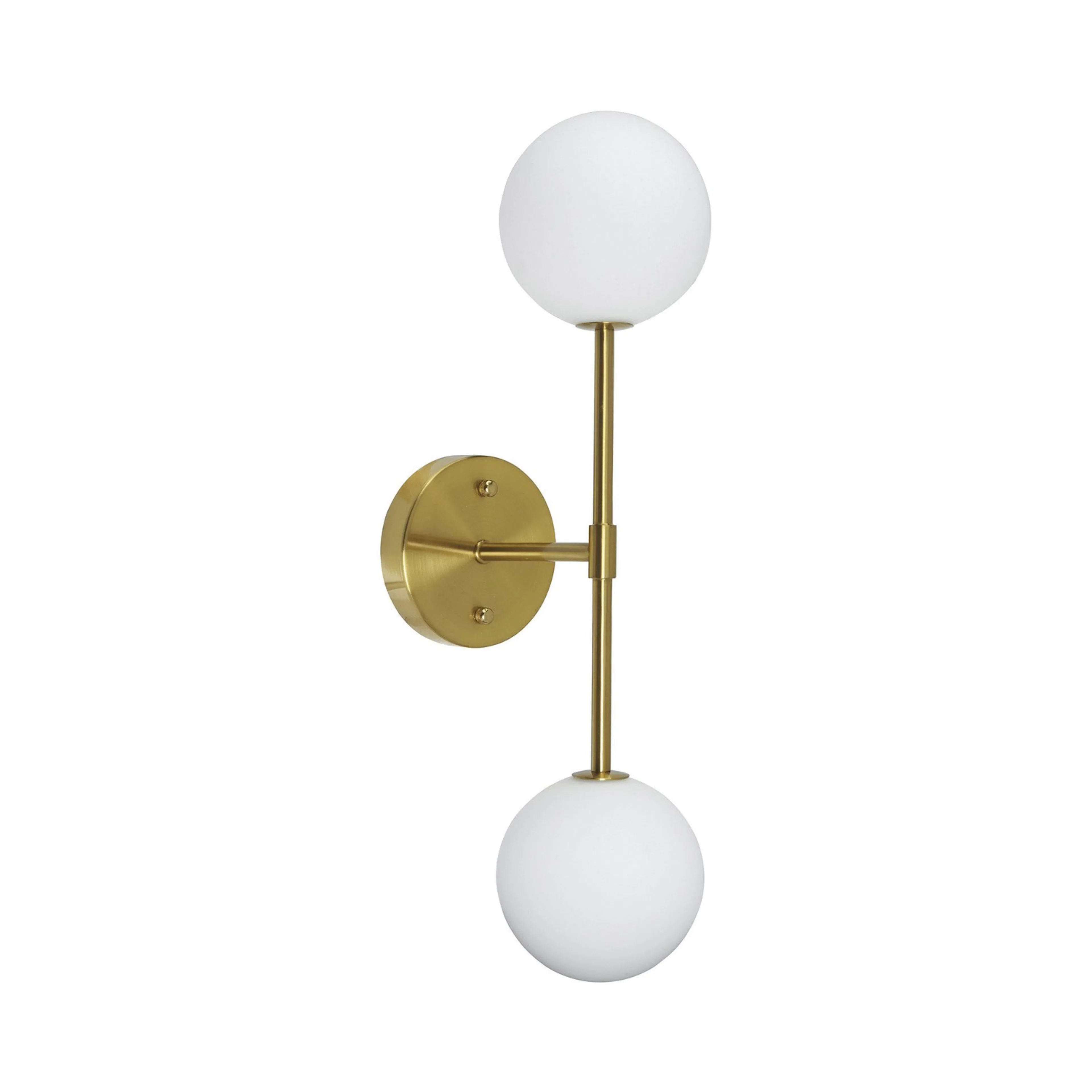 Sigma D vägglampa Guld Opal, 49cm Opal/Mässing