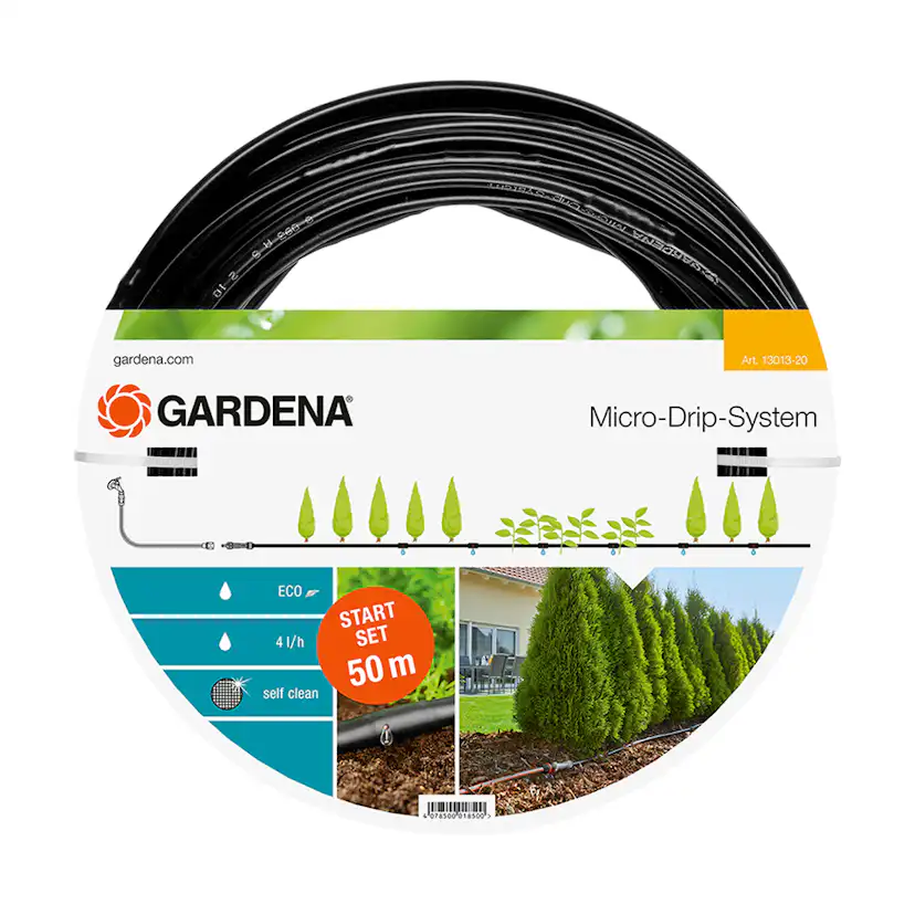 Droppslang Gardena ovan jord med Tryckutjämnare 50 m 2022