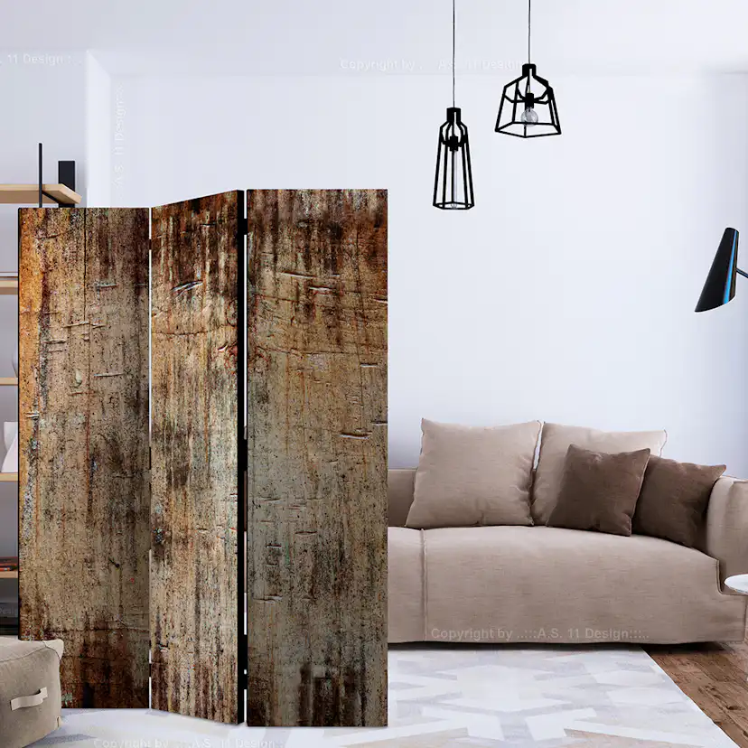 Rumsavdelare Skärmvägg Arkiio Tree Bark 135x172 cm